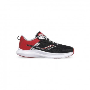 Big Kids' Saucony Axon 3 Sneakers Black / Red | CANADA XEUZLPK