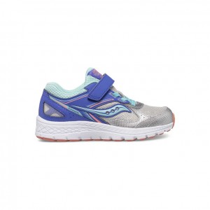 Big Kids' Saucony Cohesion 14 A/C Sneakers Silver | CANADA OFUTCXP