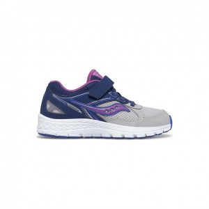 Big Kids' Saucony Cohesion 14 A/C Sneakers Navy / Grey | CANADA SACKGPN