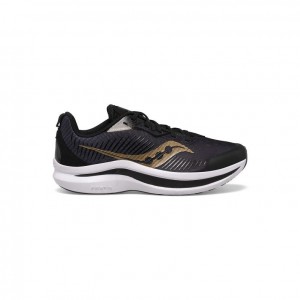 Big Kids' Saucony Endorphin KDZ Sneakers Black / Gold | CANADA RXSHPTY