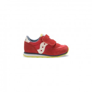 Big Kids' Saucony Jazz Hook & Loop Sneakers Red | CANADA FVWHYGZ