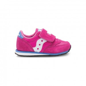 Big Kids' Saucony Jazz Hook & Loop Sneakers Pink | CANADA KQCHNYD