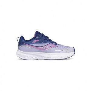 Big Kids' Saucony Ride 15 Sneakers Purple / Indigo | CANADA YKVBQSU