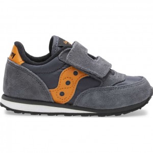 Little Kids' Saucony Baby Jazz Hook & Loop Sneakers Grey | CANADA EFVHPZR