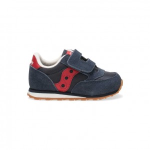 Little Kids' Saucony Baby Jazz Hook & Loop Sneakers Navy | CANADA FKUVGSZ