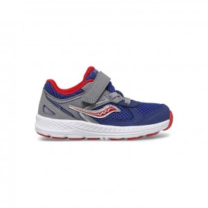 Little Kids' Saucony Cohesion 14 A/C Jr. Sneakers Navy / Grey | CANADA LFNPGYE