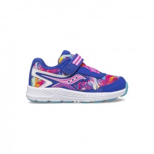 Little Kids' Saucony Ride 10 Jr. Sneakers Blue | CANADA WIQRJMZ