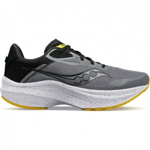 Men's Saucony Axon 3 Running Shoes Grey | CANADA SPTIXHY