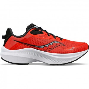 Men's Saucony Axon 3 Running Shoes Red | CANADA WBTNDZX