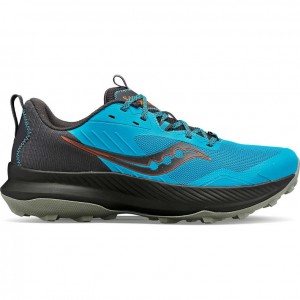 Men's Saucony Blaze TR Trail Running Shoes Blue | CANADA TQNIBCL