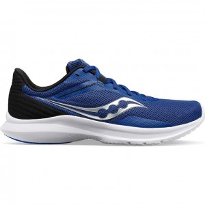 Men's Saucony Convergence Running Shoes Indigo / Black | CANADA KXODRTZ