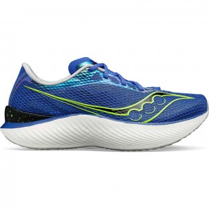 Men's Saucony Endorphin Pro 3 Running Shoes Blue | CANADA IVLJQBN