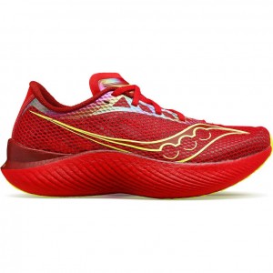 Men's Saucony Endorphin Pro 3 Running Shoes Red | CANADA CYIVZUH