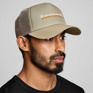 Men's Saucony Foamie Trucker Hats Olive | CANADA IESTLHX