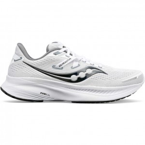 Men's Saucony Guide 16 Running Shoes White | CANADA YTRMQJU