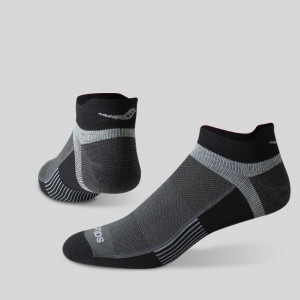 Men's Saucony Inferno Liteweight 3-Pack Socks Black | CANADA EQVHNDW