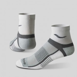 Men's Saucony Inferno Quarter 3-Pack Socks Grey | CANADA WMKPHTC