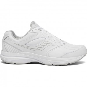 Men's Saucony Integrity Walker 3 Walking Shoes White | CANADA SHUKJMB