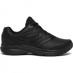 Men's Saucony Integrity Walker 3 Wide Running Shoes Black | CANADA ROVCHIN