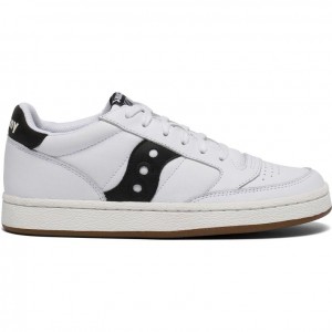 Men's Saucony Jazz Court Sneakers White / Black | CANADA ODHEIAF