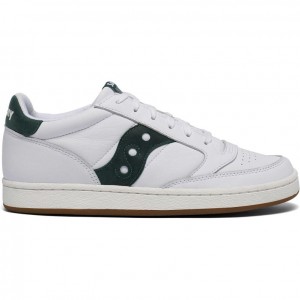 Men's Saucony Jazz Court Sneakers White / Green | CANADA GJNFPIR