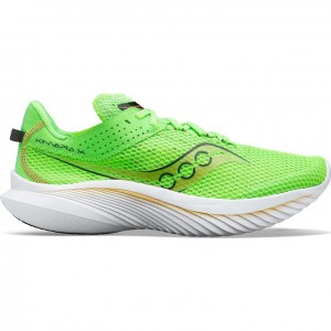 Men's Saucony Kinvara 14 Running Shoes Green | CANADA MXYRWHS