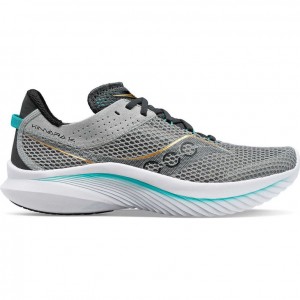 Men's Saucony Kinvara 14 Running Shoes Grey | CANADA DAKRZFU