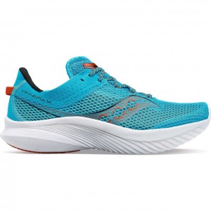 Men's Saucony Kinvara 14 Running Shoes Turquoise | CANADA AXJFOVC