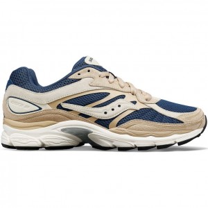 Men's Saucony ProGrid Omni 9 Premium Sneakers Beige / Blue | CANADA DJTEVPH