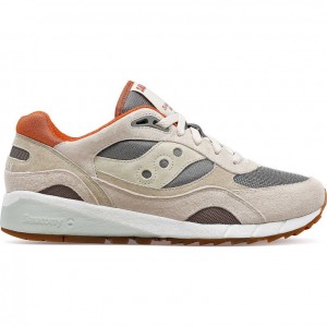 Men's Saucony Shadow 6000 Sneakers Beige / Grey | CANADA TFYUACV