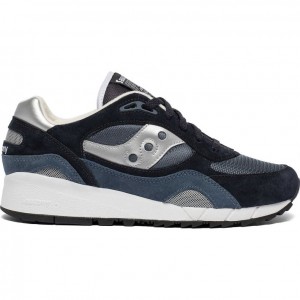 Men's Saucony Shadow 6000 Sneakers Navy / Silver | CANADA LWVPQZF