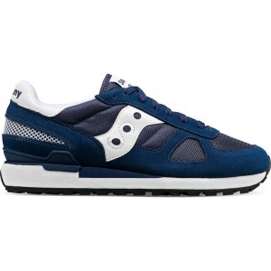 Men's Saucony Shadow Original Sneakers Navy / White | CANADA VFYXIML