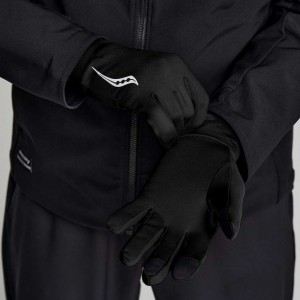 Men's Saucony Solstice Gloves Black | CANADA QFWCXUS