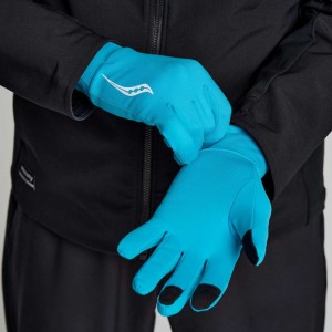 Men's Saucony Solstice Gloves Turquoise | CANADA GSJWFRI