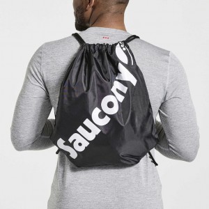 Men's Saucony String Bag Black | CANADA UIHEBSO