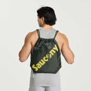 Men's Saucony String Bag Dark Green | CANADA ELVPGCR