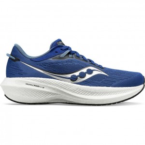 Men's Saucony Triumph 21 Running Shoes Indigo | CANADA RBTXWEH