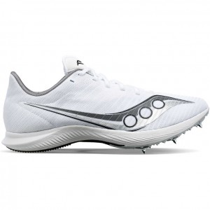 Men's Saucony Velocity MP Running Shoes White | CANADA IYHAOMZ