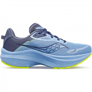 Women's Saucony Axon 3 Running Shoes Blue | CANADA WEKJDNX