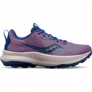 Women's Saucony Blaze TR Trail Running Shoes Purple | CANADA PGJBAQK