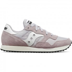 Women's Saucony DXN Sneakers Grey / Pink | CANADA CQFOTSZ