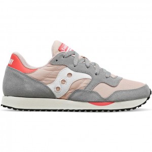 Women's Saucony DXN Sneakers Grey / Pink | CANADA CHLXGRO