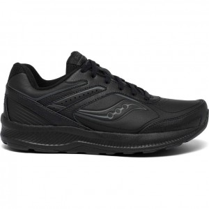 Women's Saucony Echelon Walker 3 Walking Shoes Black | CANADA SQFGWIV