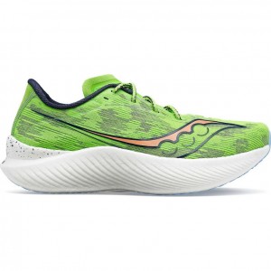 Women's Saucony Endorphin Pro 3 Running Shoes Green | CANADA IJCZOKM