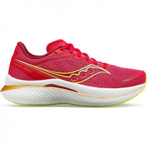 Women's Saucony Endorphin Speed 3 Running Shoes Red | CANADA DNHKMRZ