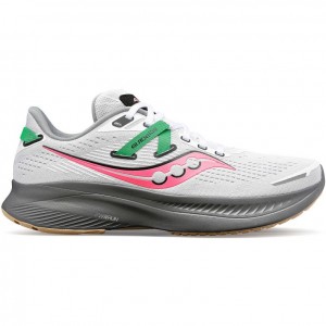 Women's Saucony Guide 16 Running Shoes White | CANADA NGKLFVI