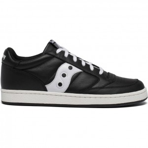 Women's Saucony Jazz Court Sneakers Black / White | CANADA EGDMZQH