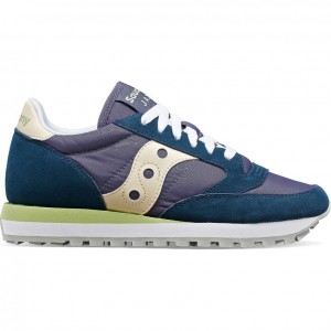 Women's Saucony Jazz Original Sneakers Navy | CANADA CWYUEKB