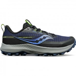 Women's Saucony Peregrine 13 Trail Running Shoes Navy | CANADA OBQUMDC