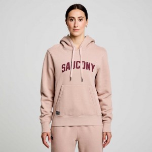 Women's Saucony Recovery Hoodie Pink | CANADA MBILVYO